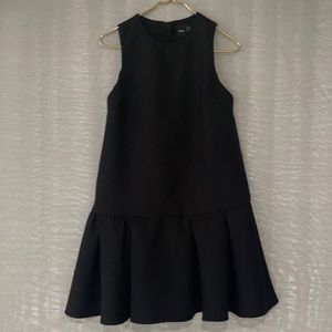 ASOS Black Peplum Dress